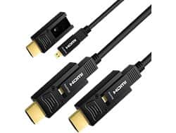 כבל HDMI על גבי סיב אופטי במגוון אורכים