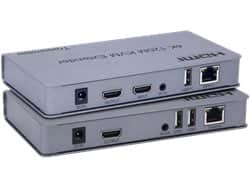 KVM מאריך טווח 120 מטר HDMI, USB, IR