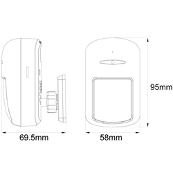 מצלמה מוסלקת בגלאי נפח Provision IV-320IP-37