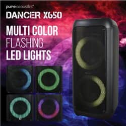 בידורית קריוקי עוצמתית ואיכותית 300W pure acoustics Dancer-X650