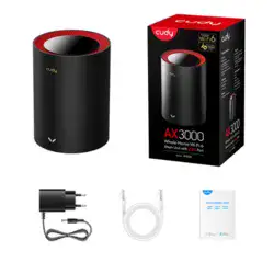 מגדיל טווח Wi-Fi 6 לאינטרנט אלחוטי Mesh Cudy M3000