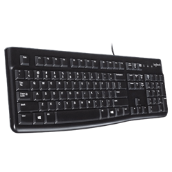 מקלדת חוטית Logitech K120 USB
