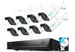 קיט 8 מצלמות צינור 8MP ומערכת הקלטה NVR Reolink RLK16-810B8-A