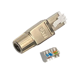 תקע RJ45 מסוכך לחיבור מהיר CAT7