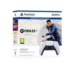 בקר אלחוטי DualSense ומשחק מלא FIFA23 (שובר דיגיטלי)