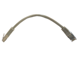 מגשר רשת CAT5e מסוכך באורך 20 ס"מ