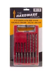 סט מקדחים SDS PLUS לפטישון 8 יחידות