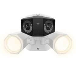 מצלמת IP באיכות 4K 8MP עדשה כפולה 180° ושני פרוז'קטורים Duo Floodlight PoE