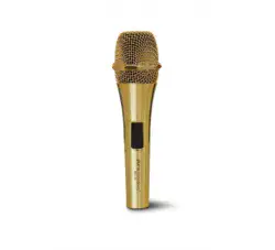 מיקרופון מתכתי עוצמתי בצבע זהב pure acoustics MKV-400