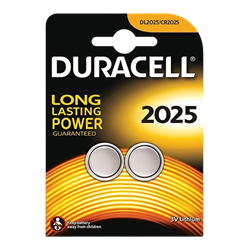 סט 2 סוללות Lithium 2025 מבית DURACELL