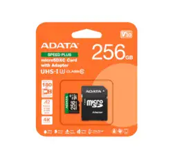 כרטיס זיכרון ADATA Speed Plus MicroSDXC 256GB