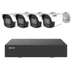 ערכת 4 מצלמות אבטחה IP באיכות 4 מגה פיקסל VTech VTN-8004P-4B