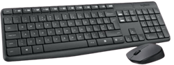 סט מקלדת ועכבר אלחוטיים Logitech mk235