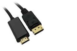 כבל DP ל- HDMI במגוון אורכים