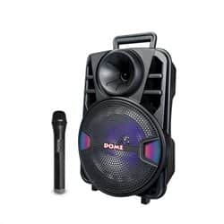 בידורית 8 אינץ' 1000W עם מיקרופון אלחוטי DM-3008 Dome