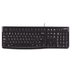 מקלדת חוטית Logitech K120 USB