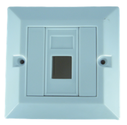 קופסה + מכסה לשקע רשת RJ-45